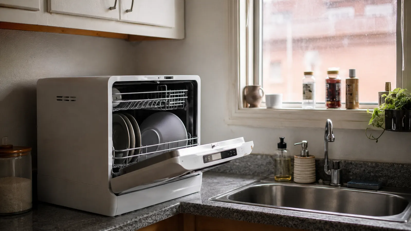How to Fit a Dishwasher Into a Small Apartment Kitchen With No Hookup
