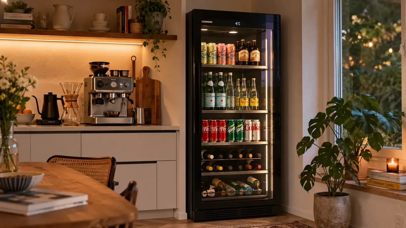 How to Organize Drinks With a Compact Beverage Fridge